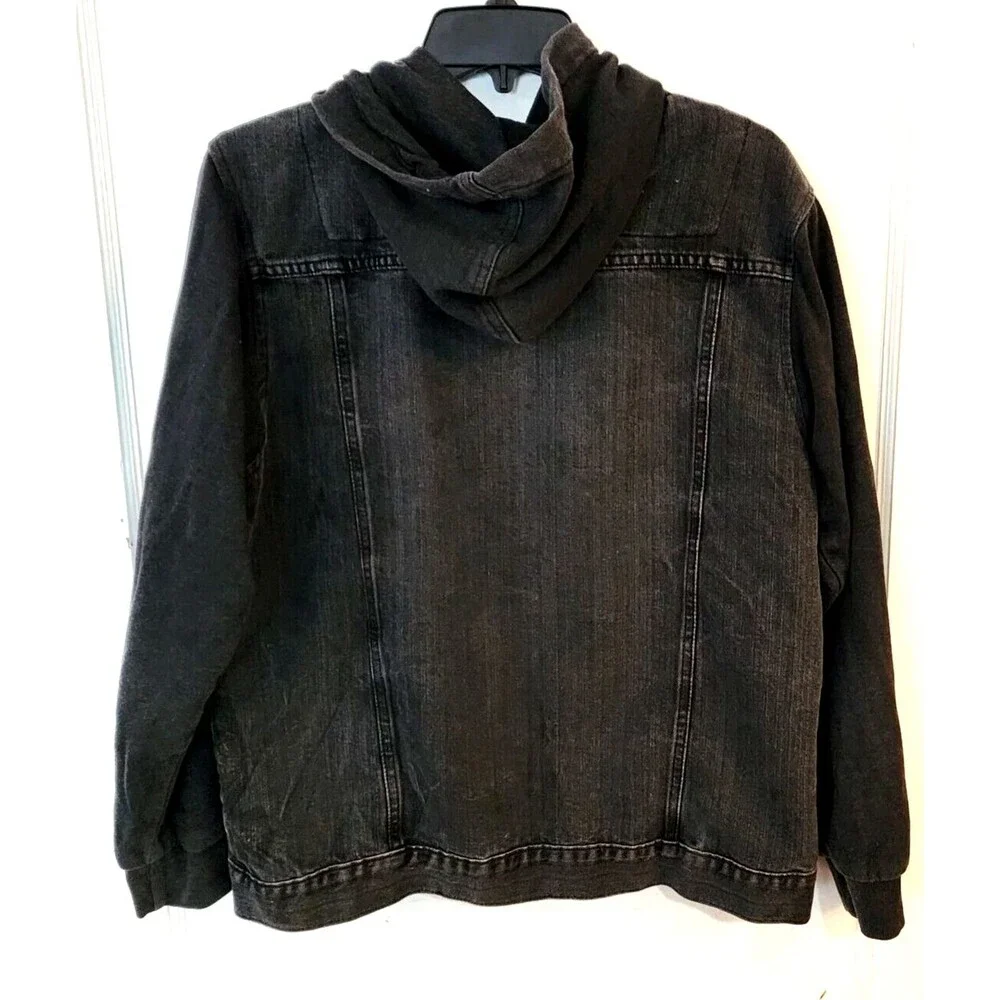 Ring Of Fire Downtown Los Angeles Men Gray Jacket Size L - Picture 4 of 9